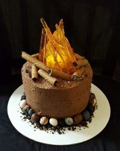 Camp Fire Cake